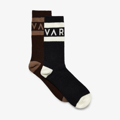 Spencer Sock - Black/Egret