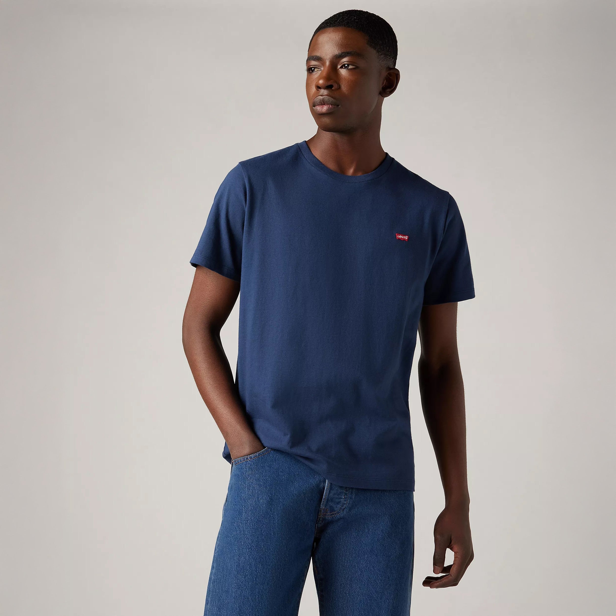 Short Sleeve Original Housemark Tee - Navy Blazer Jersey