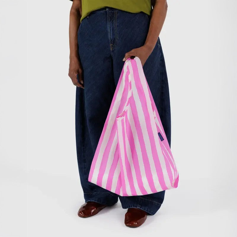 Standard Baggu - Pink Painted Stripe