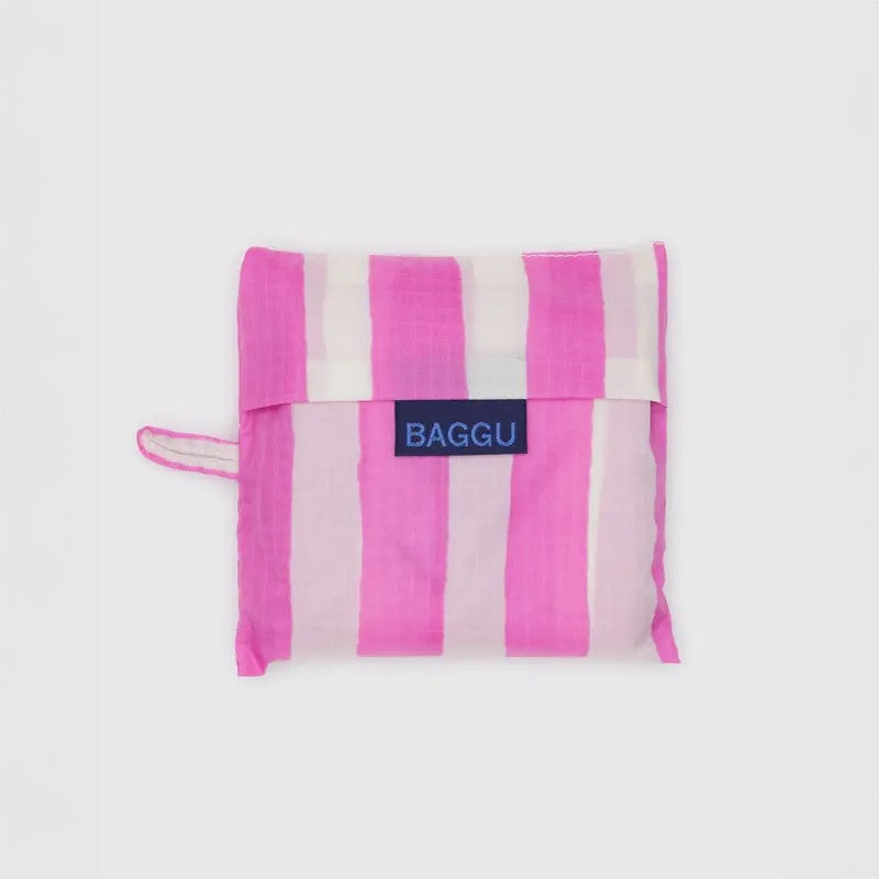 Standard Baggu - Pink Painted Stripe
