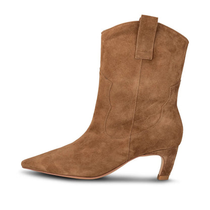 Dicte Suede Boot - Caramel