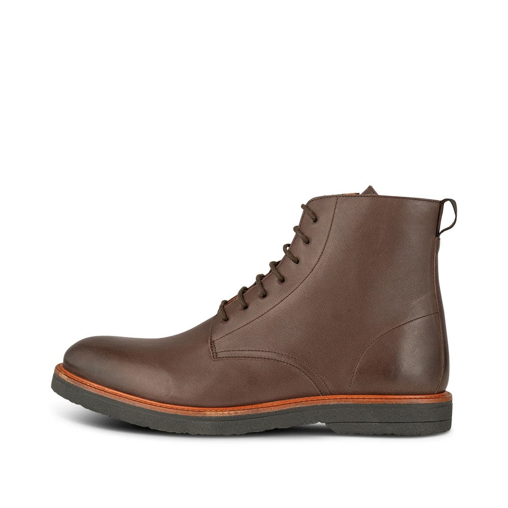 Kip Laced Water Repellent Leather - Brown