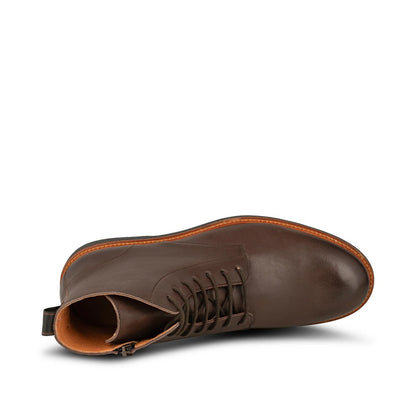 Kip Laced Water Repellent Leather - Brown