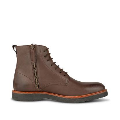 Kip Laced Water Repellent Leather - Brown