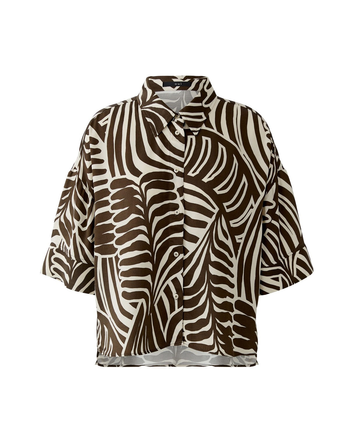 Swirl Blouse - Chocolate