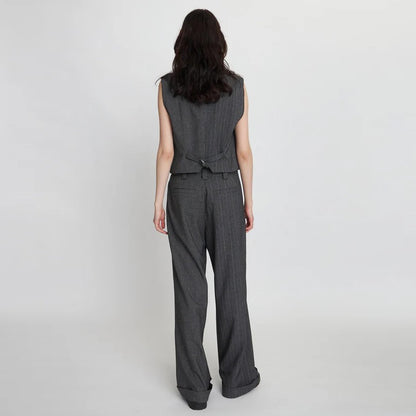 Tailored Pants - Charcoal