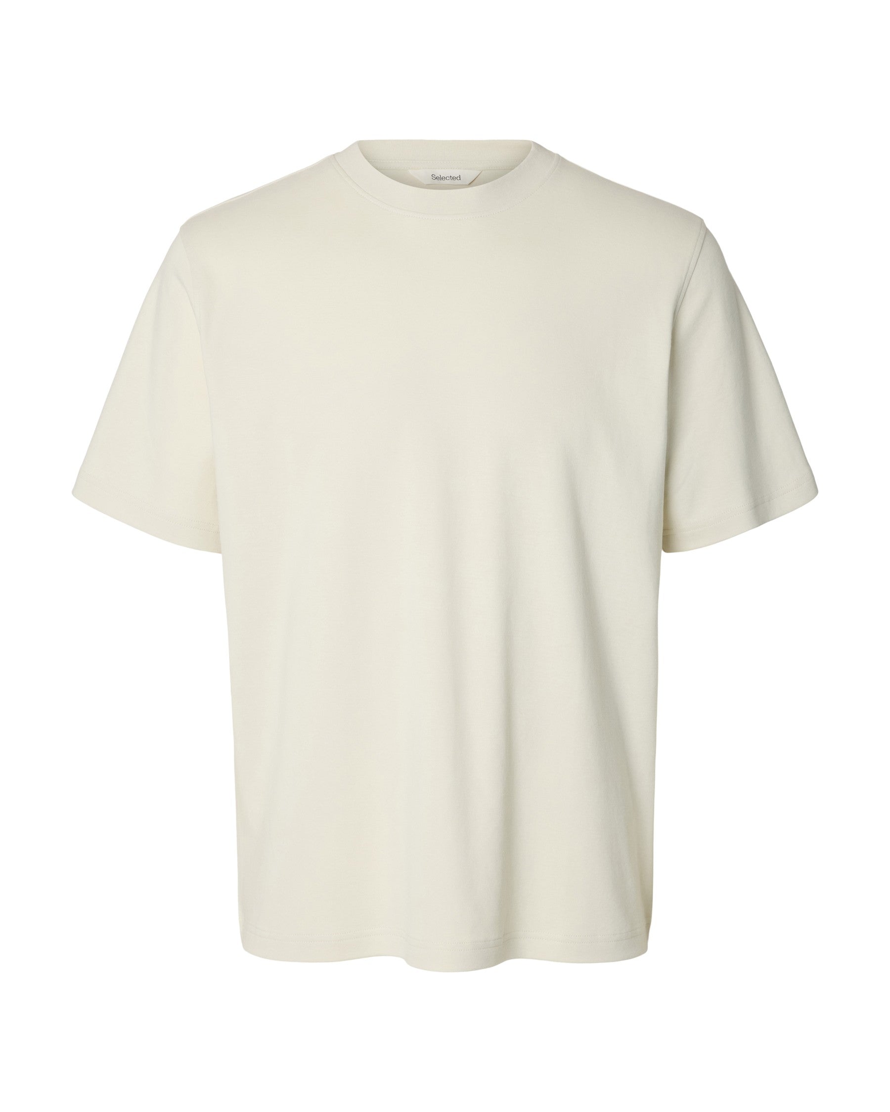 Taj Peach Short Sleeve O-Neck Tee - Silver Birch