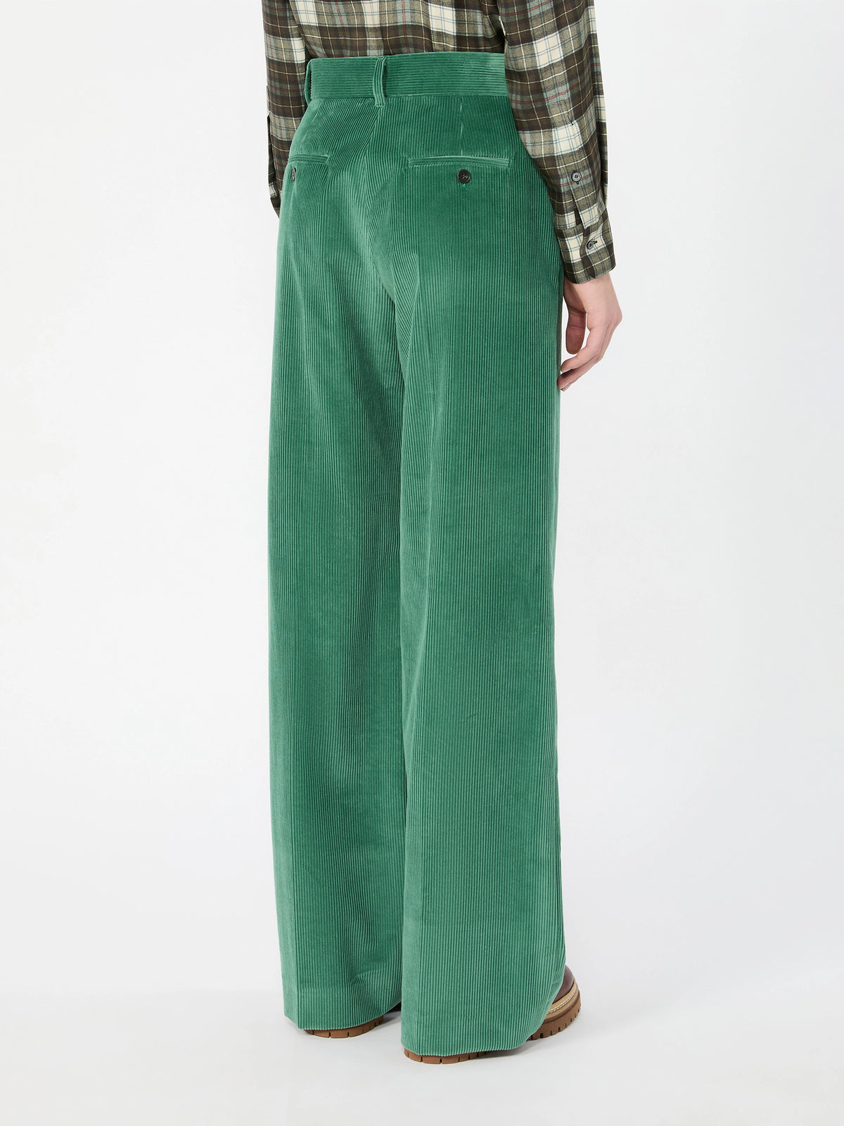 Tania Cord Wide Leg - Green