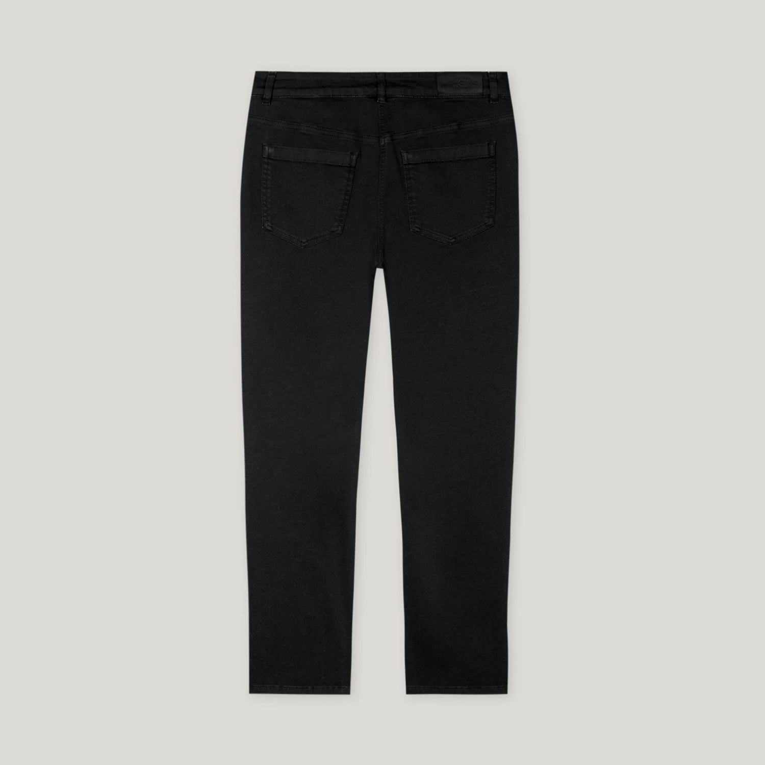 Tapered Twill Denim - Deep Black