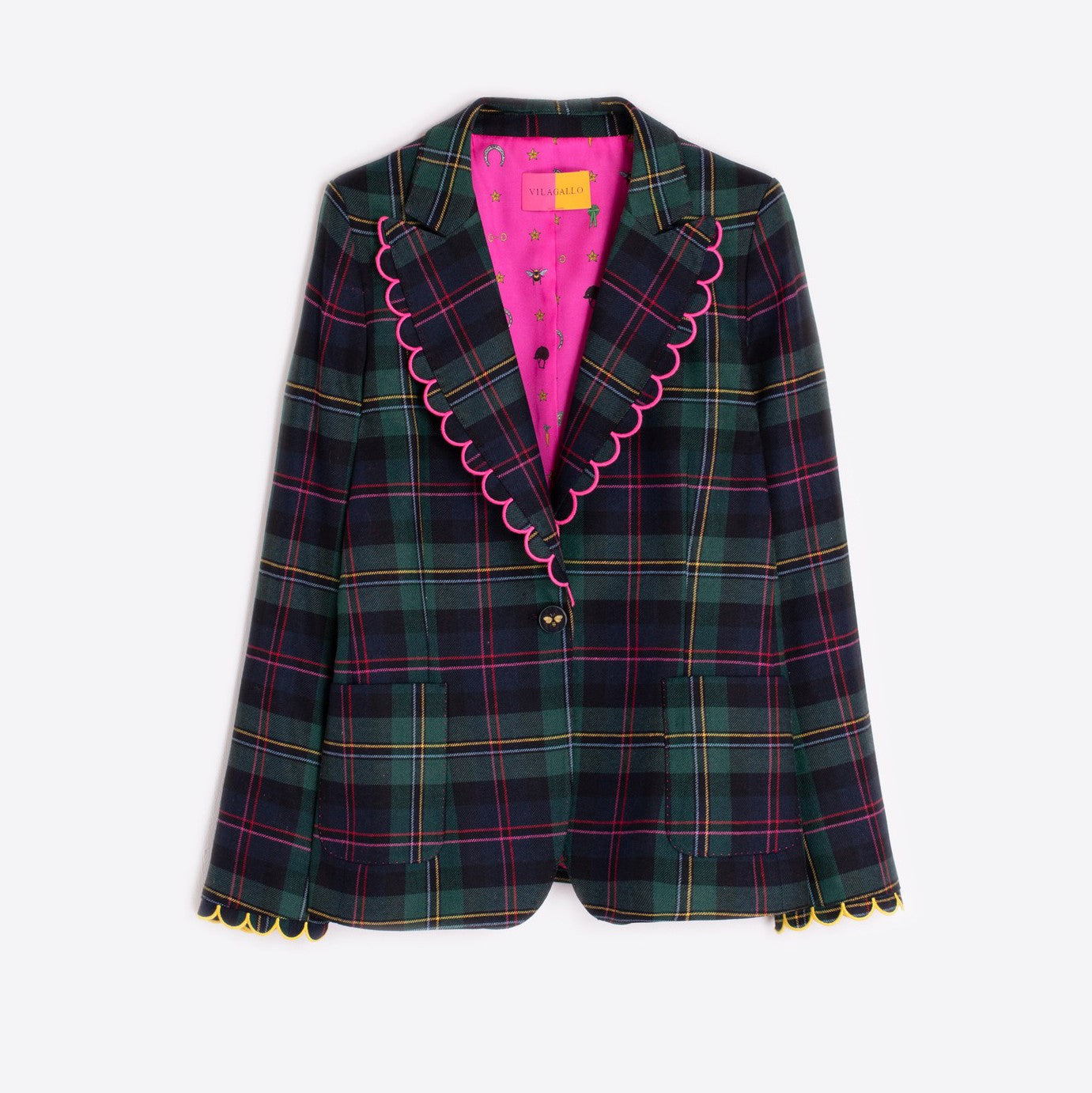 Tartan Blazer - Green