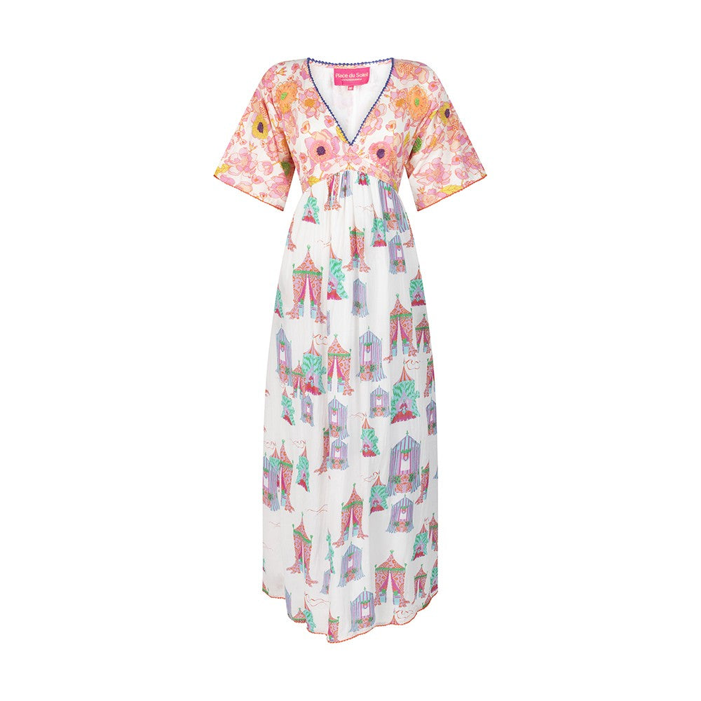 Tea Tents Long Dress - Multi