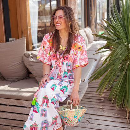 Tea Tents Long Dress - Multi