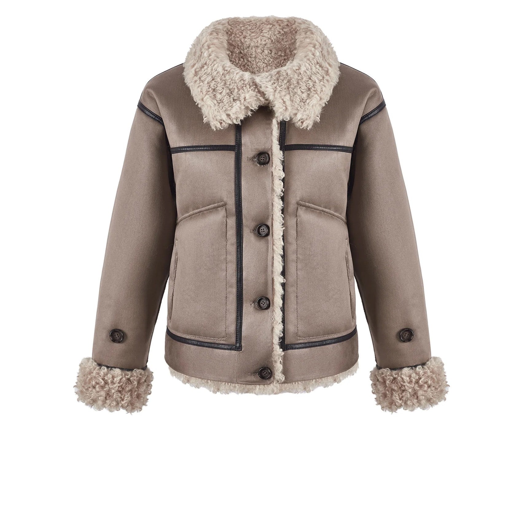 Ecote reversible teddy jacket top
