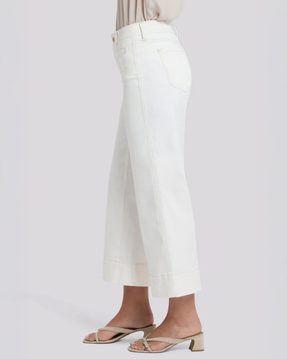 Teresa Wide Leg Jeans - Vintage White