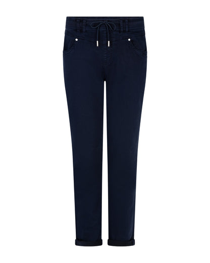 Tessy Crop Joggers - Dark Blue