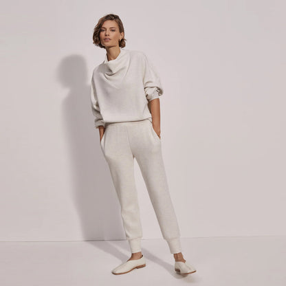 The Slim Cuff Pant 27.5 - Ivory Marl