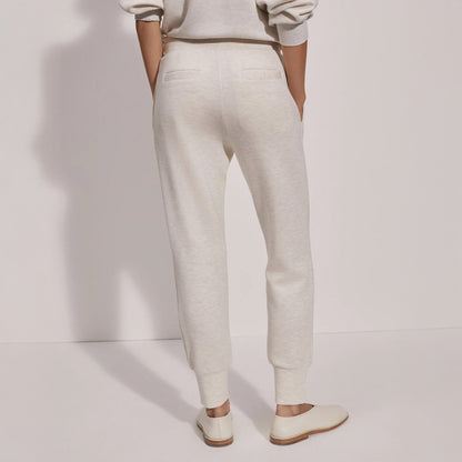 The Slim Cuff Pant 27.5 - Ivory Marl