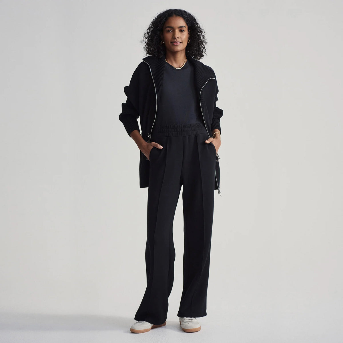 The Wide Leg Pant 30 - Black