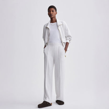 The Wide Leg Pant 30 - Ivory Marl