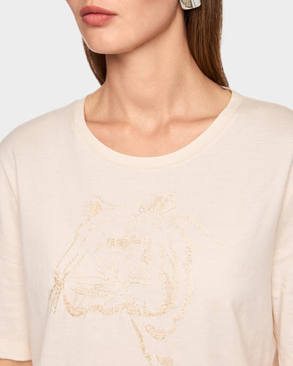 Tiger Graphic Tee - White