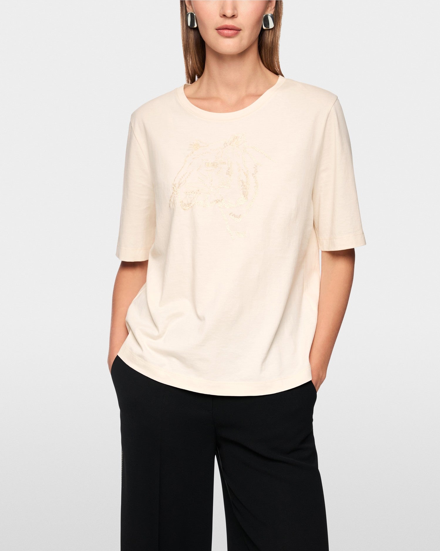 Tiger Graphic Tee - White