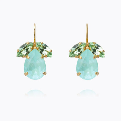 Timo Earrings Gold - Soft Mint Combo