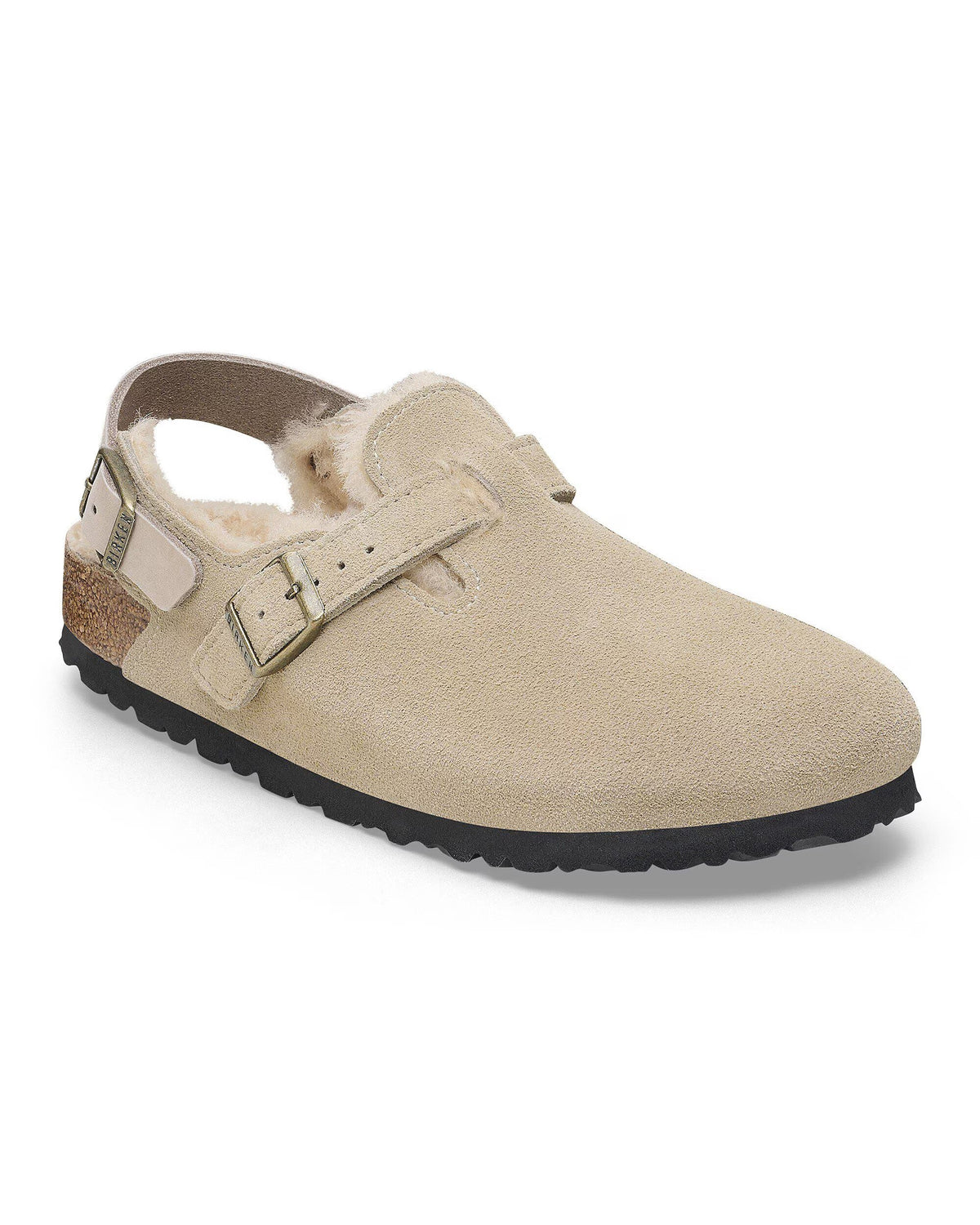 Tokio Shearling Suede Leather Unisex - Taupe