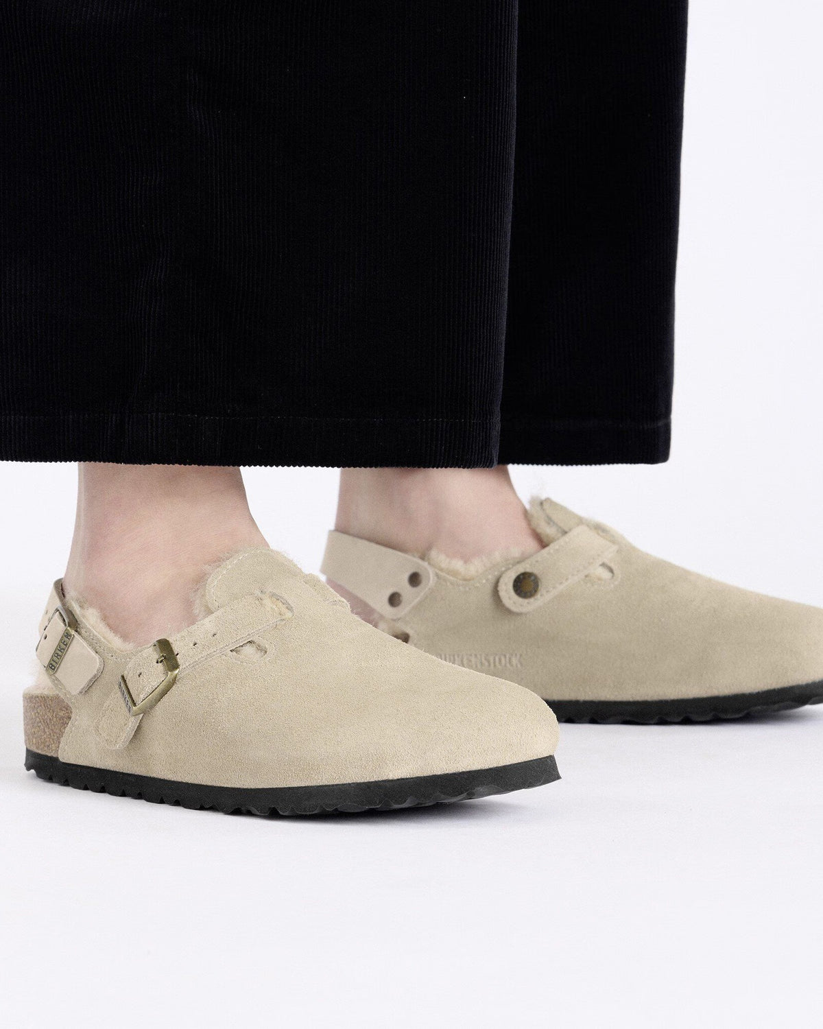 Tokio Shearling Suede Leather Unisex - Taupe