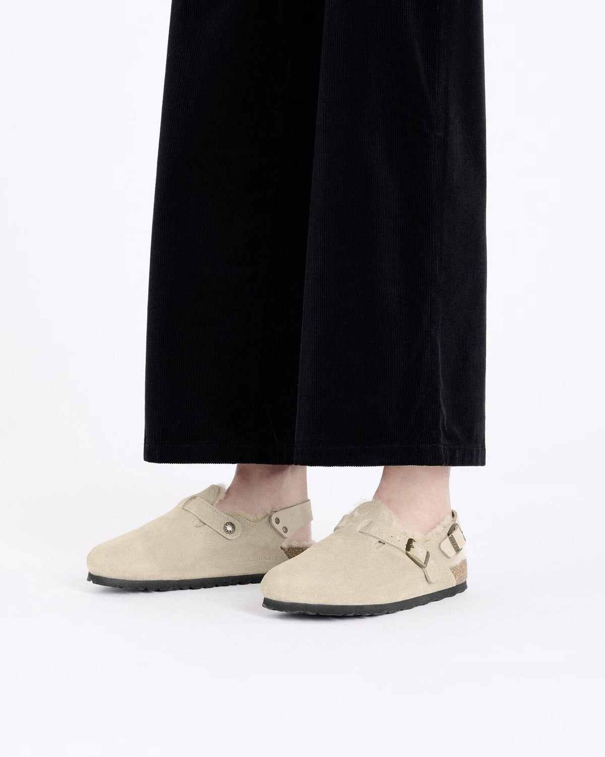 Tokio Shearling Suede Leather Unisex - Taupe