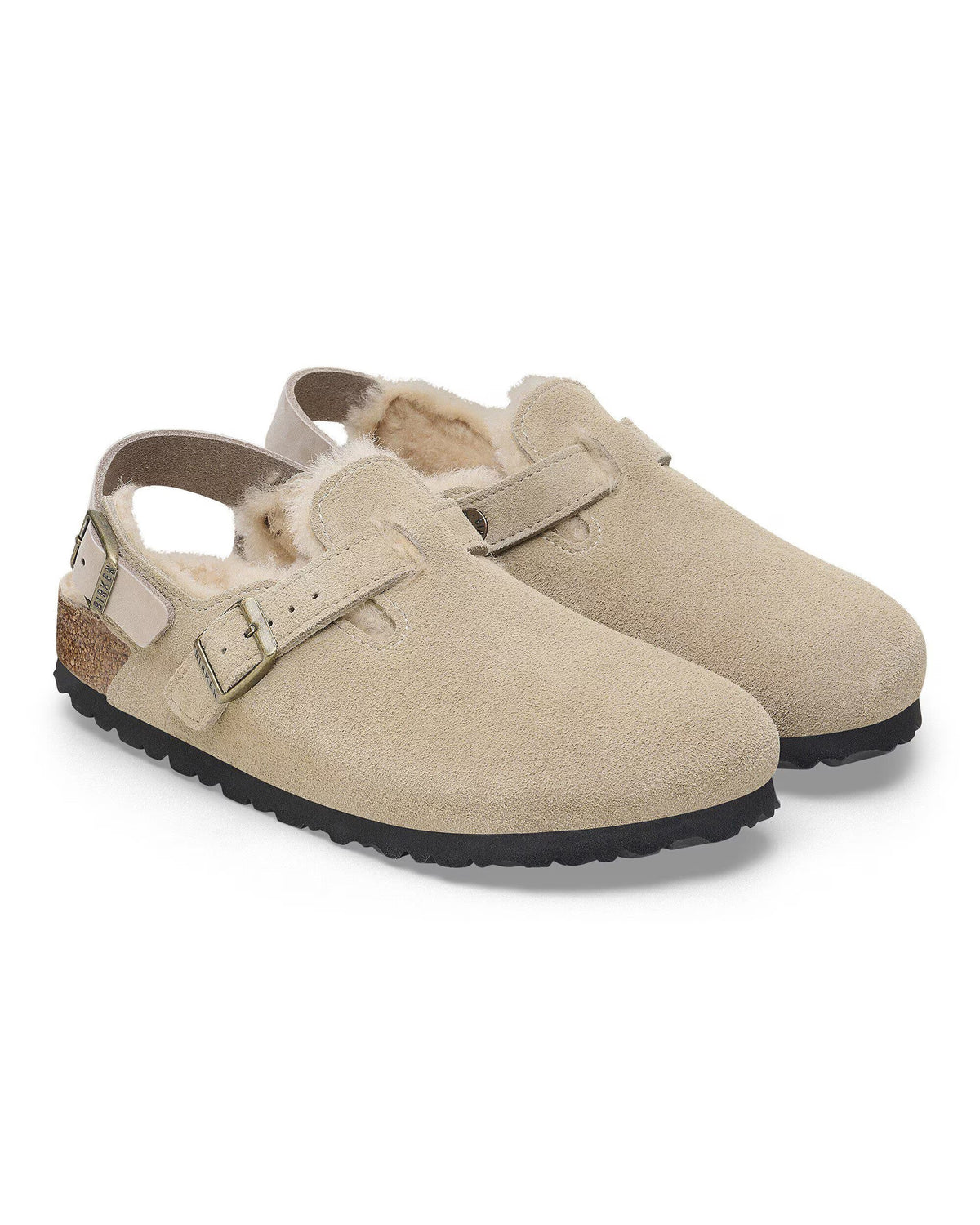 Tokio Shearling Suede Leather Unisex - Taupe