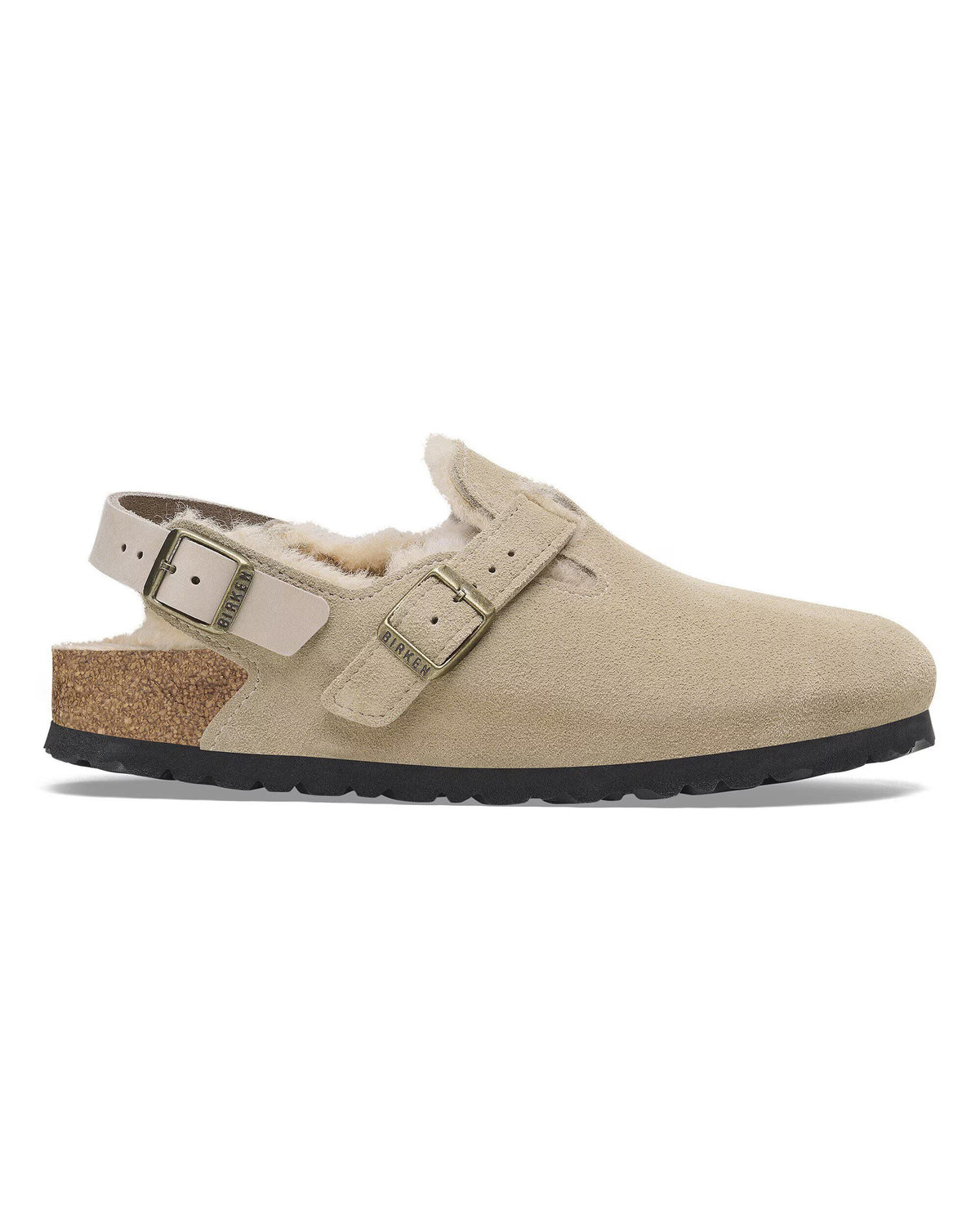 Tokio Shearling Suede Leather Unisex - Taupe