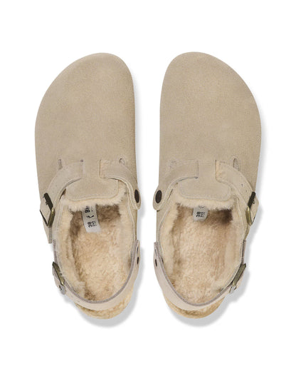 Tokio Shearling Suede Leather Unisex - Taupe