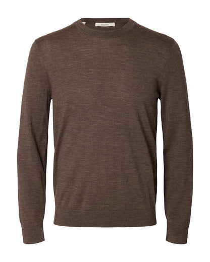 Tray Long Sleeve Knit Merino Crew Neck - Delicioso