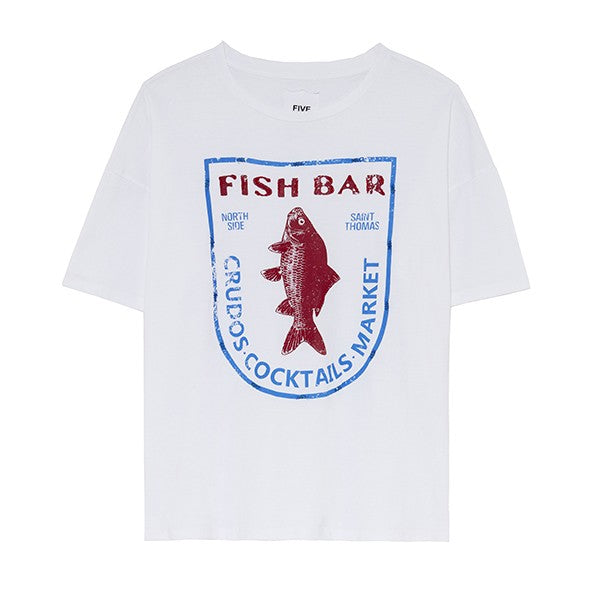 Fishbowl T Shirt - White