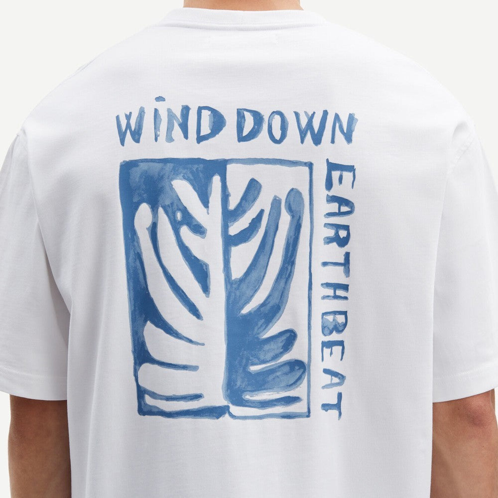 Wind Down T-Shirt - White Earth Beat