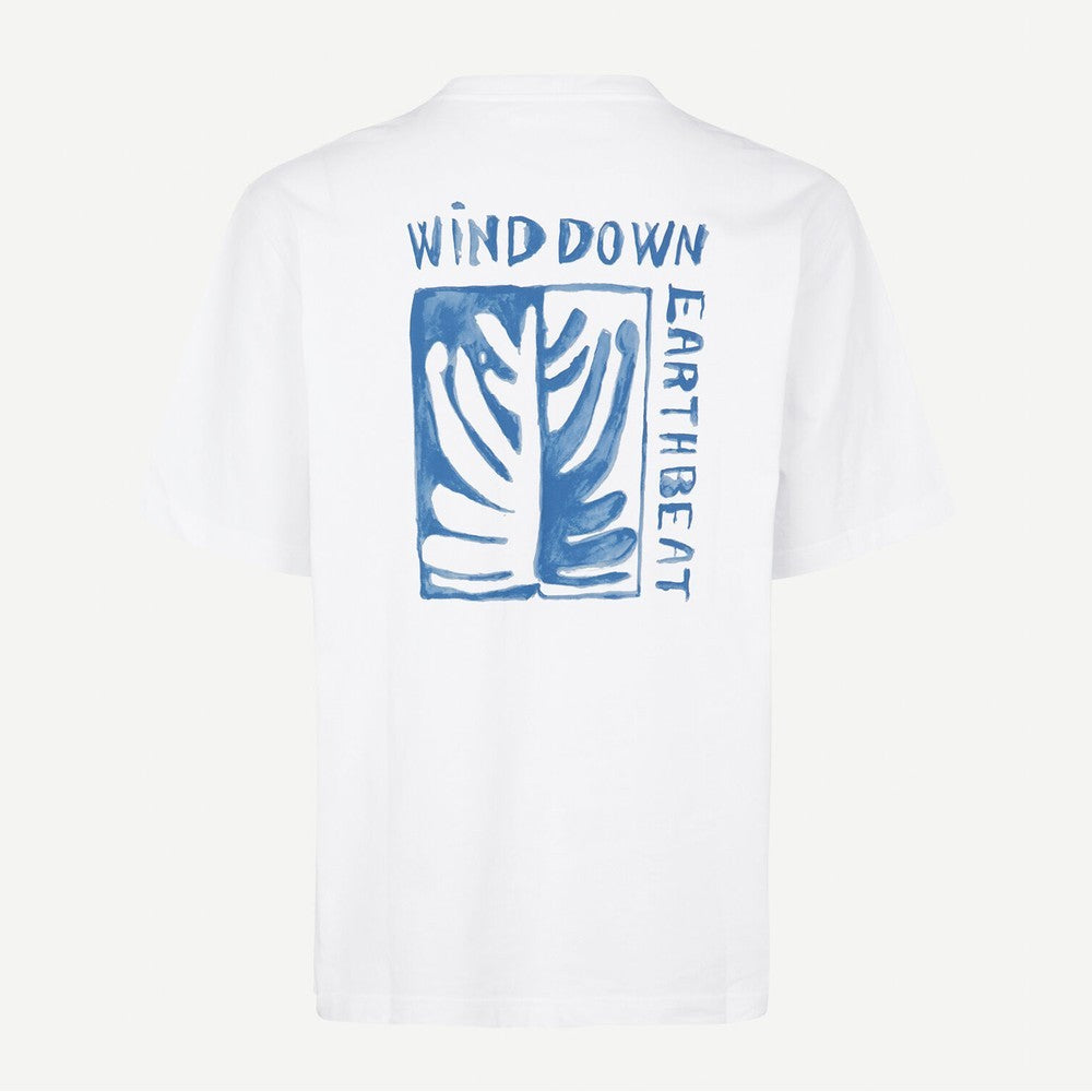 Wind Down T-Shirt - White Earth Beat