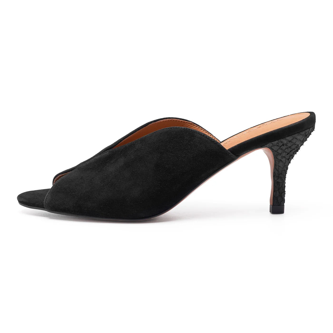 Valentine S Slip On Heel - Black