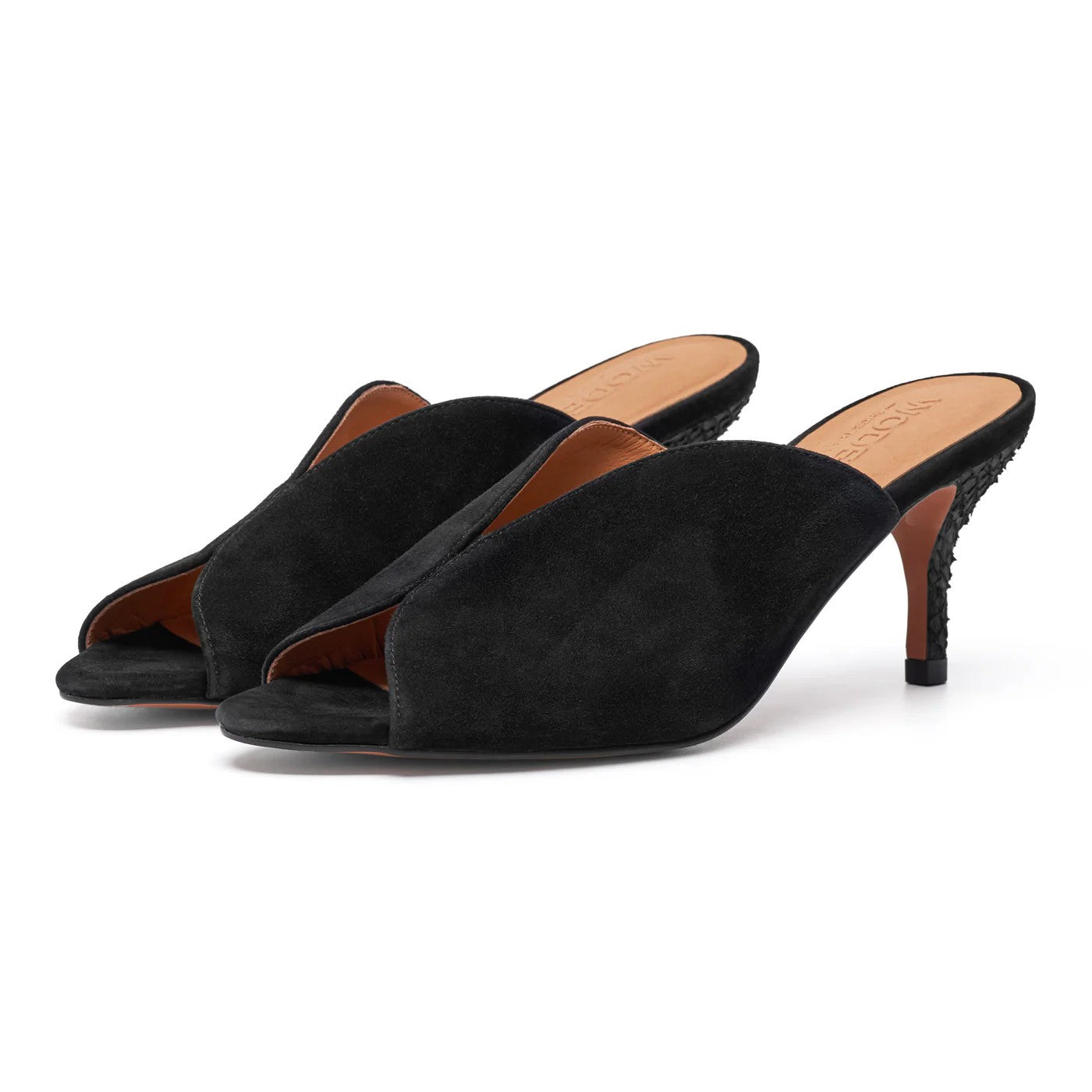 Valentine S Slip On Heel - Black