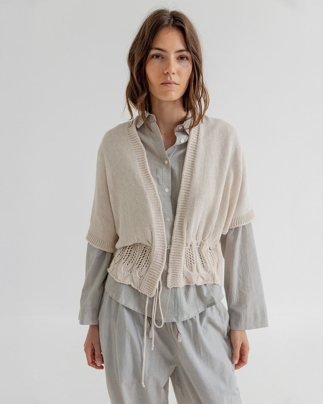 Vinnie Cardigan - Chalk