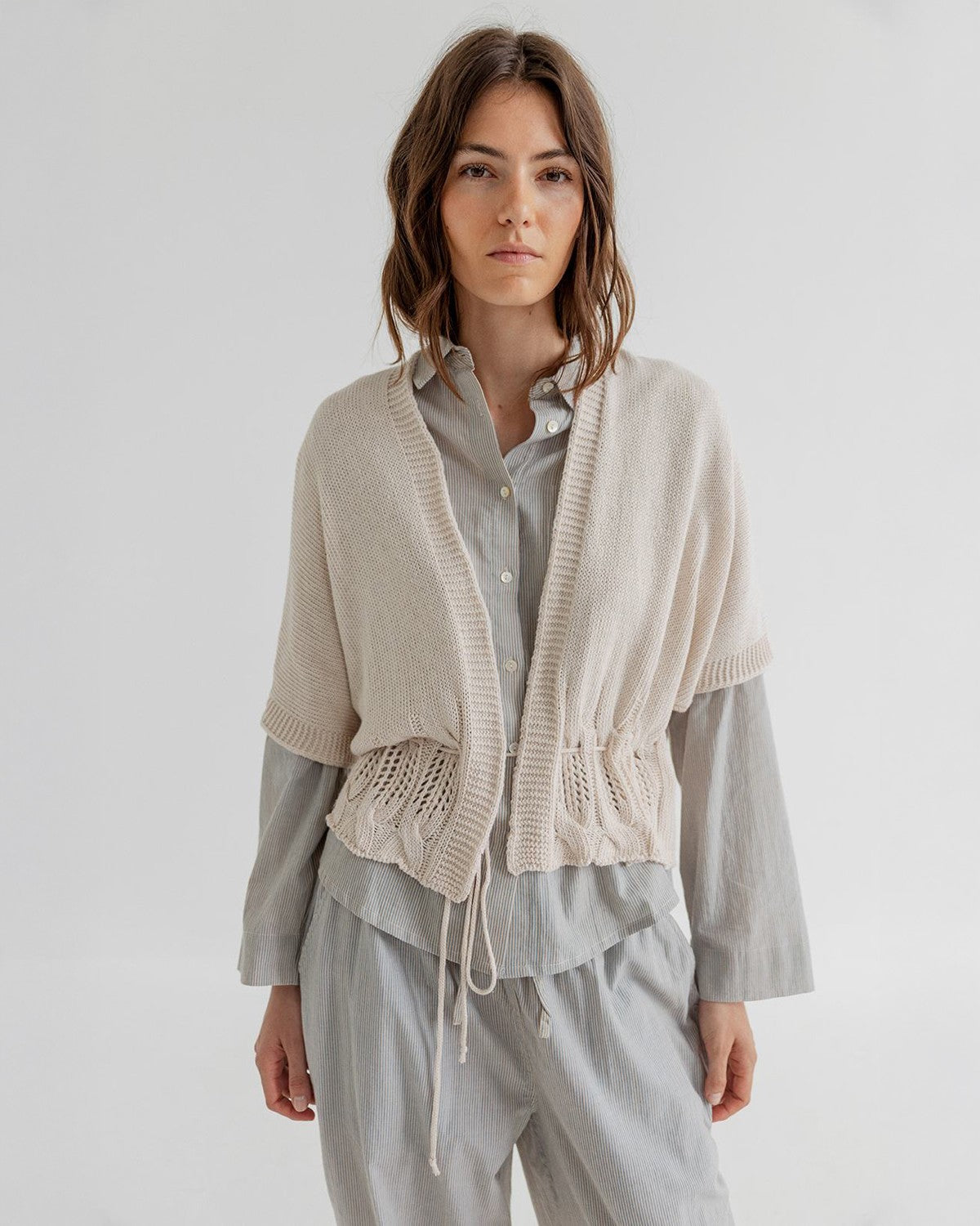 Vinnie Cardigan - Chalk