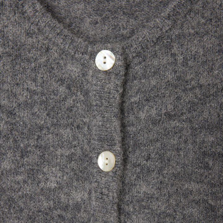 Vitow Cardigan - Steel Melange