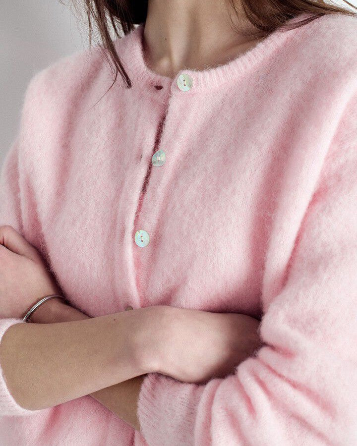 Vitow Cardigan - Dragee Chine