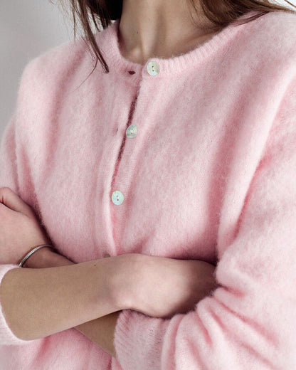 Vitow Cardigan - Dragee Chine