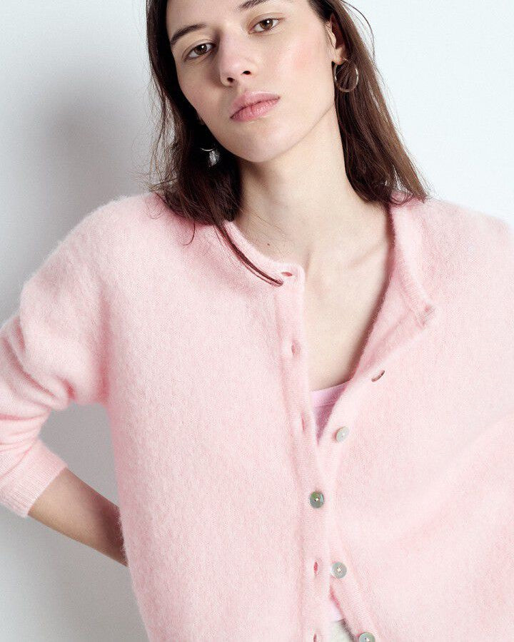 Vitow Cardigan - Dragee Chine