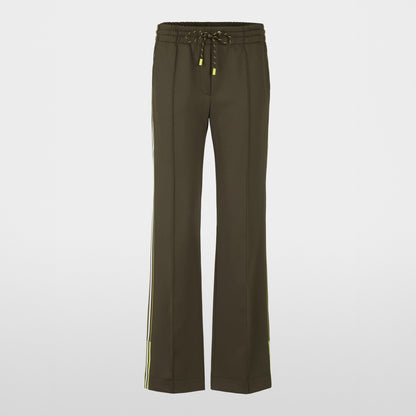 Washington Wide Leg Trousers - Olive Drab