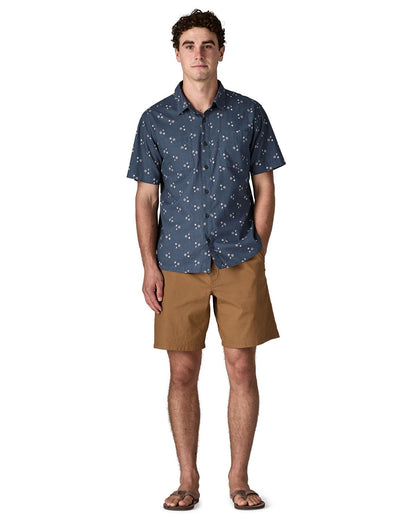 Back Step Shirt - Bouquet: Dolomite Blue