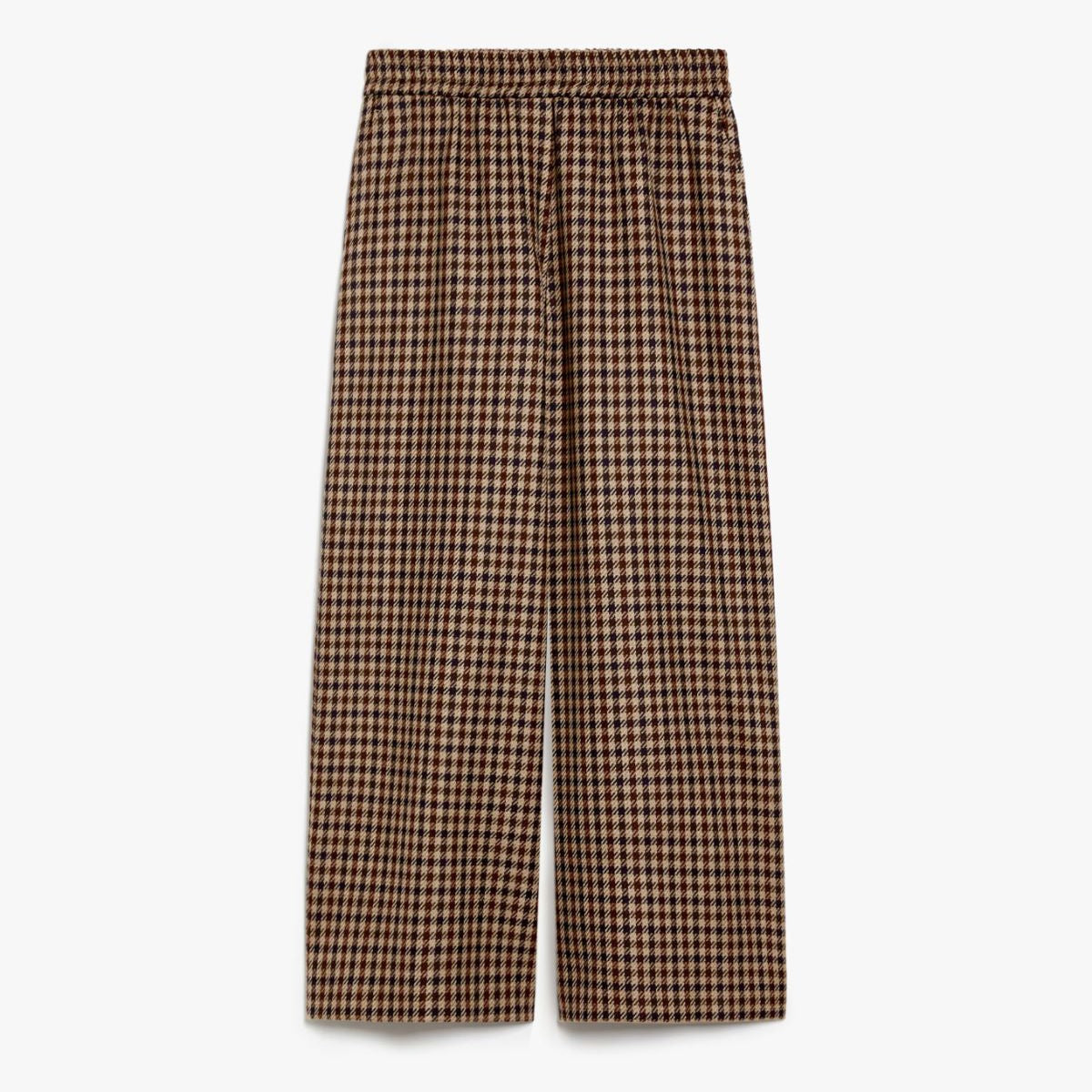 Ebe Check Trousers - Camel Check