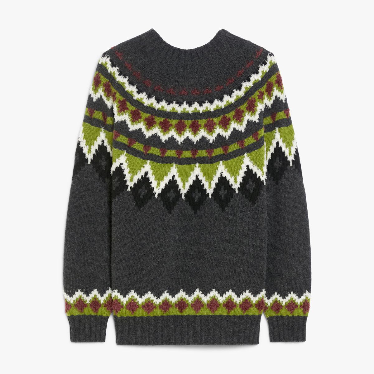 Orario Chevron Jumper - Dark Grey