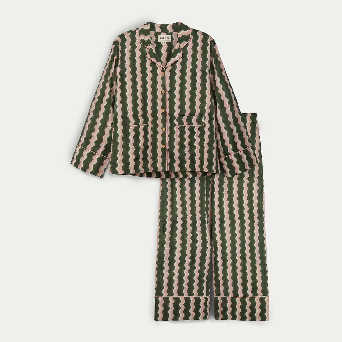 Womens Pyjama Set - Whirly Fern