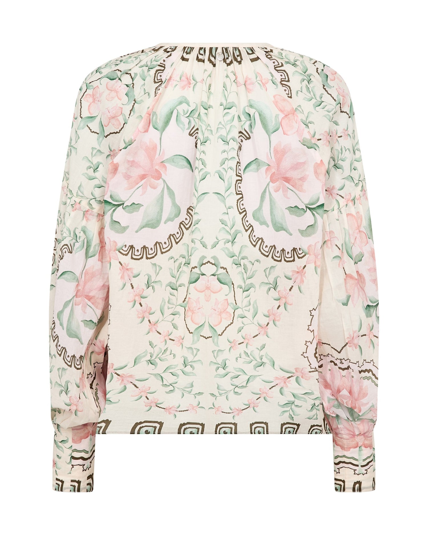 Wylde Orchid Blouse - Turf Green